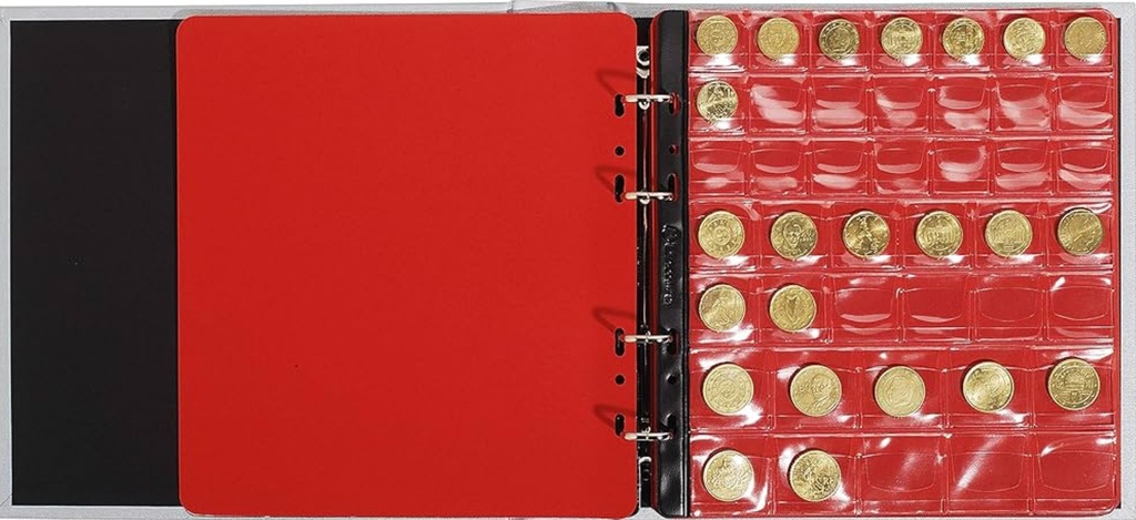 ALBUM MONEDAS 24,5X25 BURDEOS