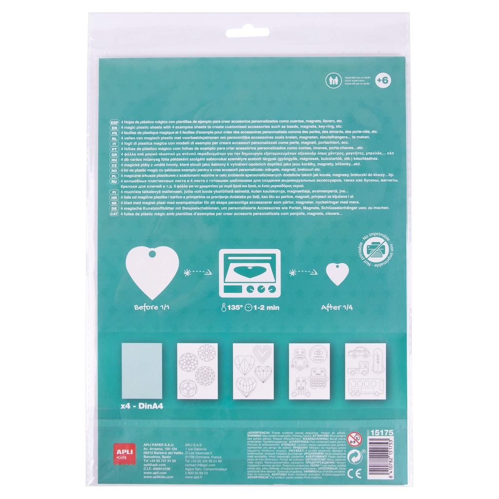 KIT APLI PLASTICO MAGNETICO