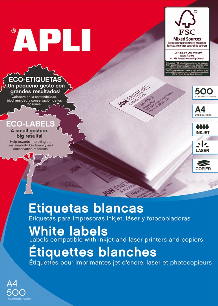 ETIQUETAS REF.10563