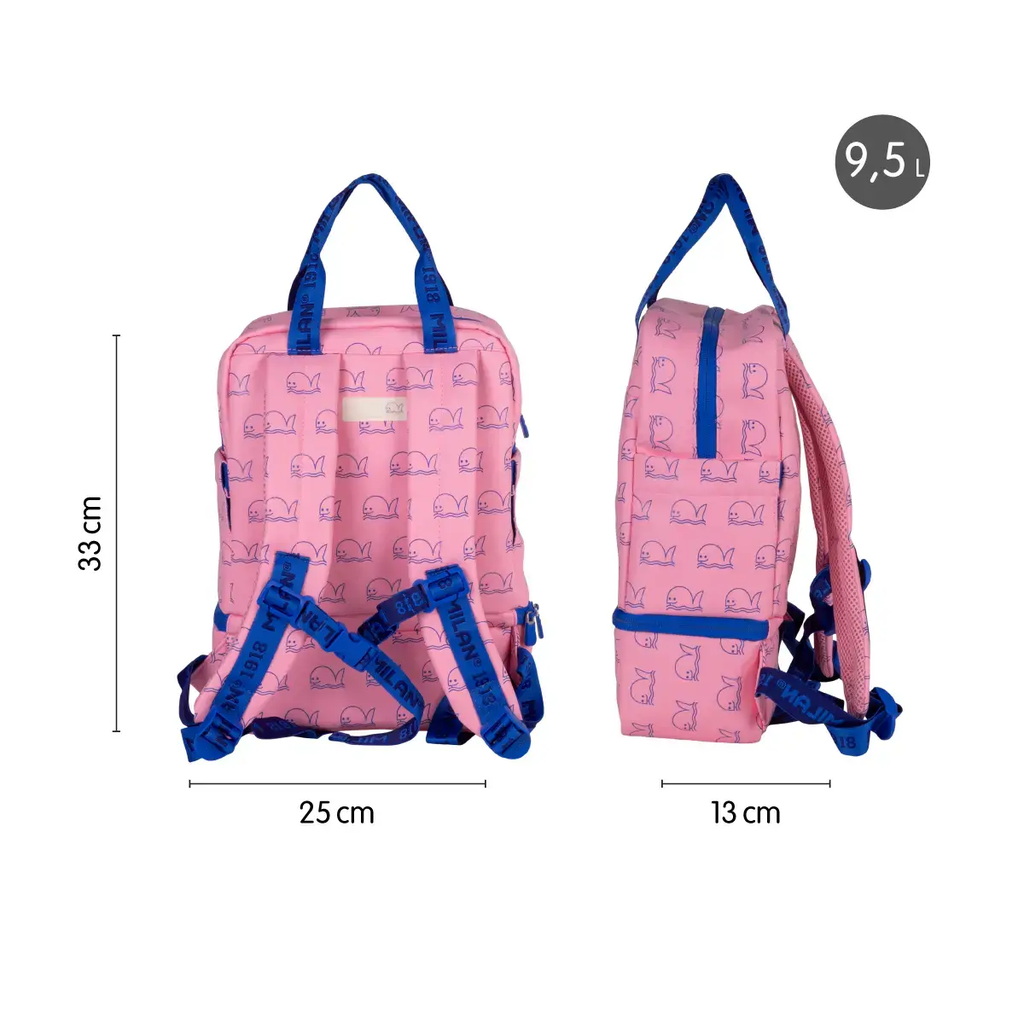 MOCHILA INFANTIL+ISOTERMICA MILAN 460 ROSA