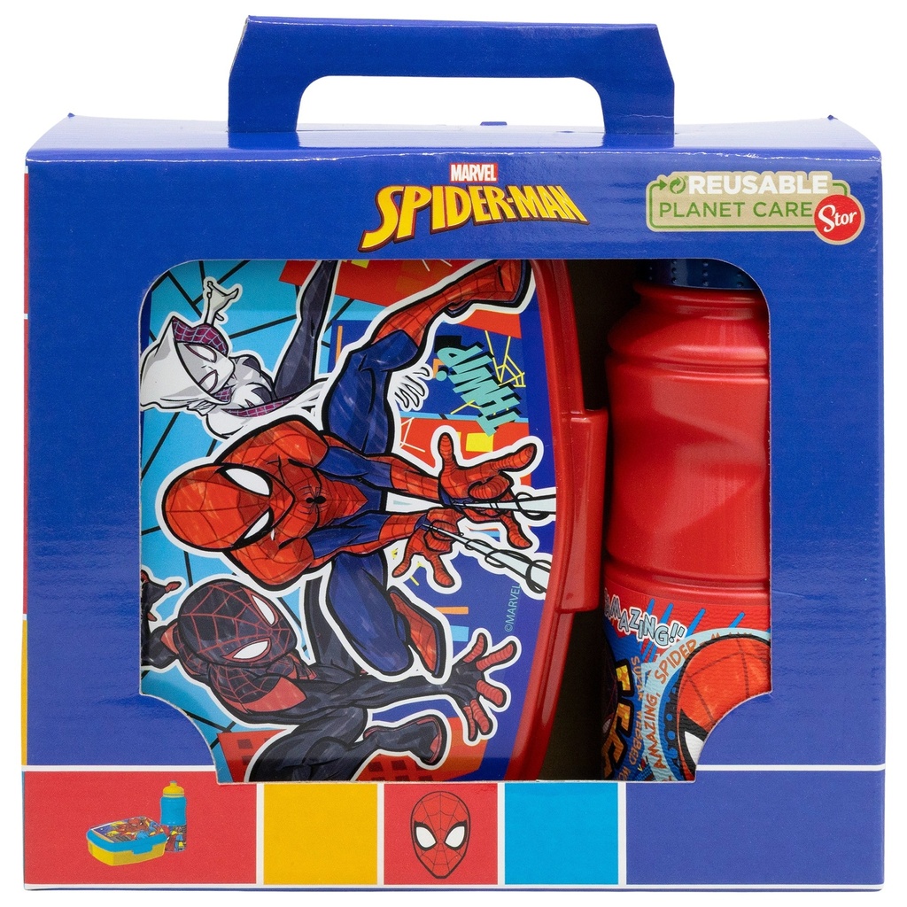 SET SANDWICHERA Y BOTELLA SPIDERMAN