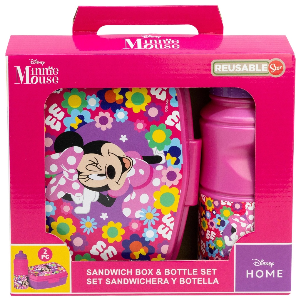 SET SANDWICHERA Y BOTELLA PAW PATROL MINNIE