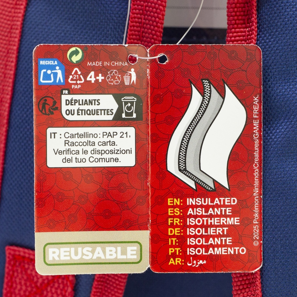 LUNCH BAG AISLANTE POKEMON