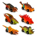 COCHE JUGUETE DINOSAURIO CARRERAS