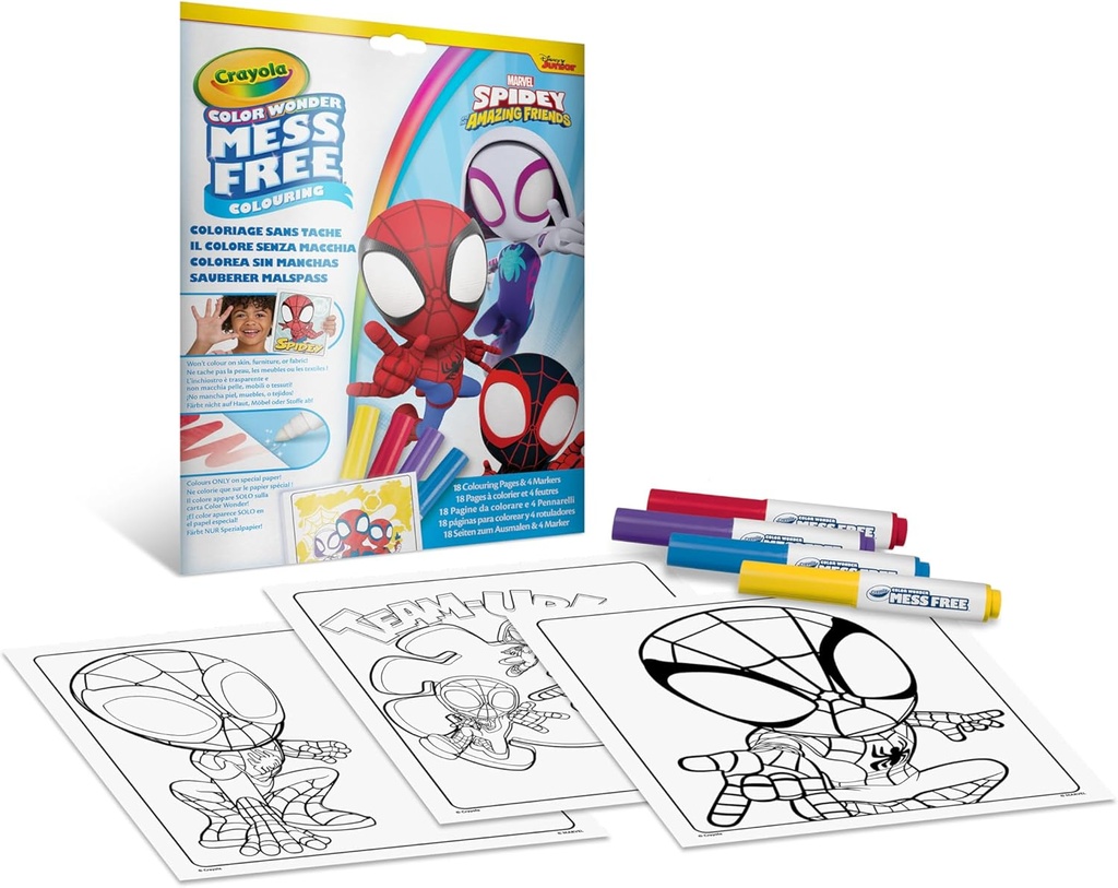 COLOR WONDER SET DISNEY MARVEL SPIDEY