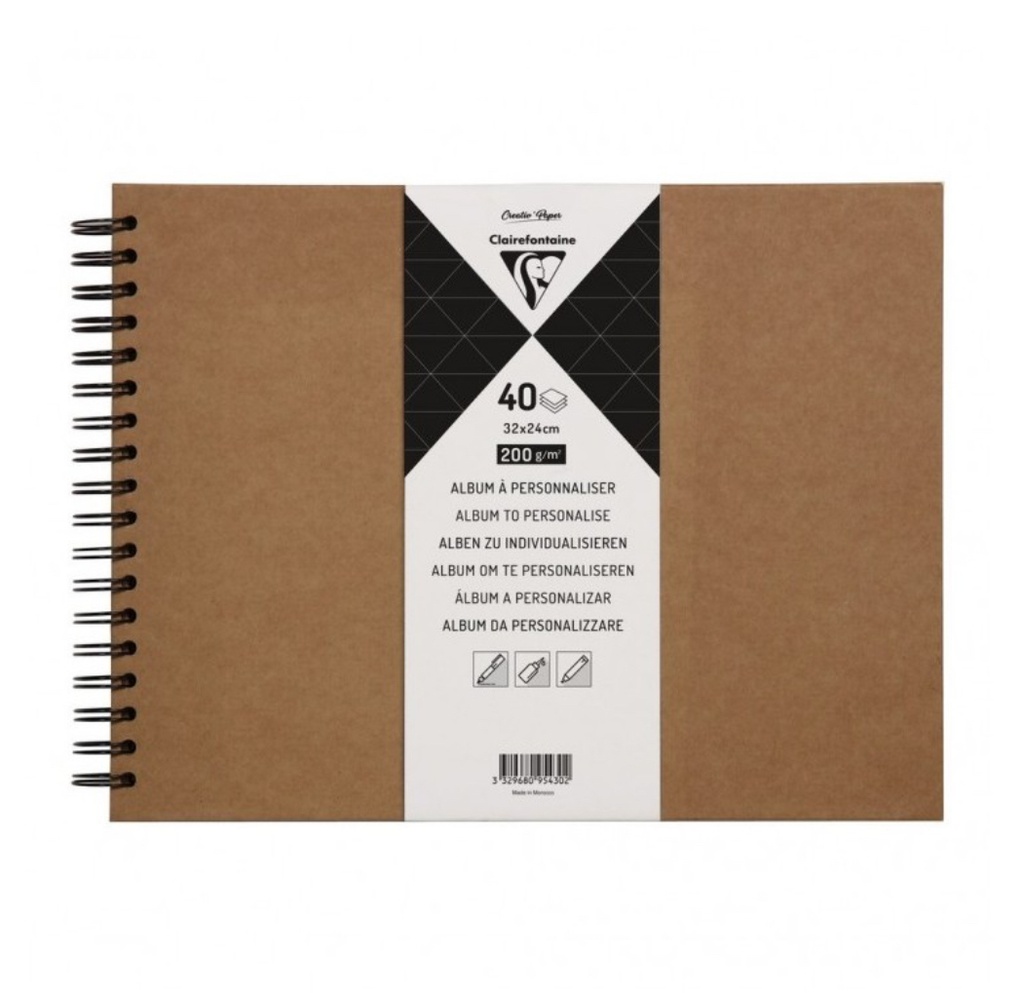 ALBUM T/D KRAFT 32x24 40H 200G 95430C