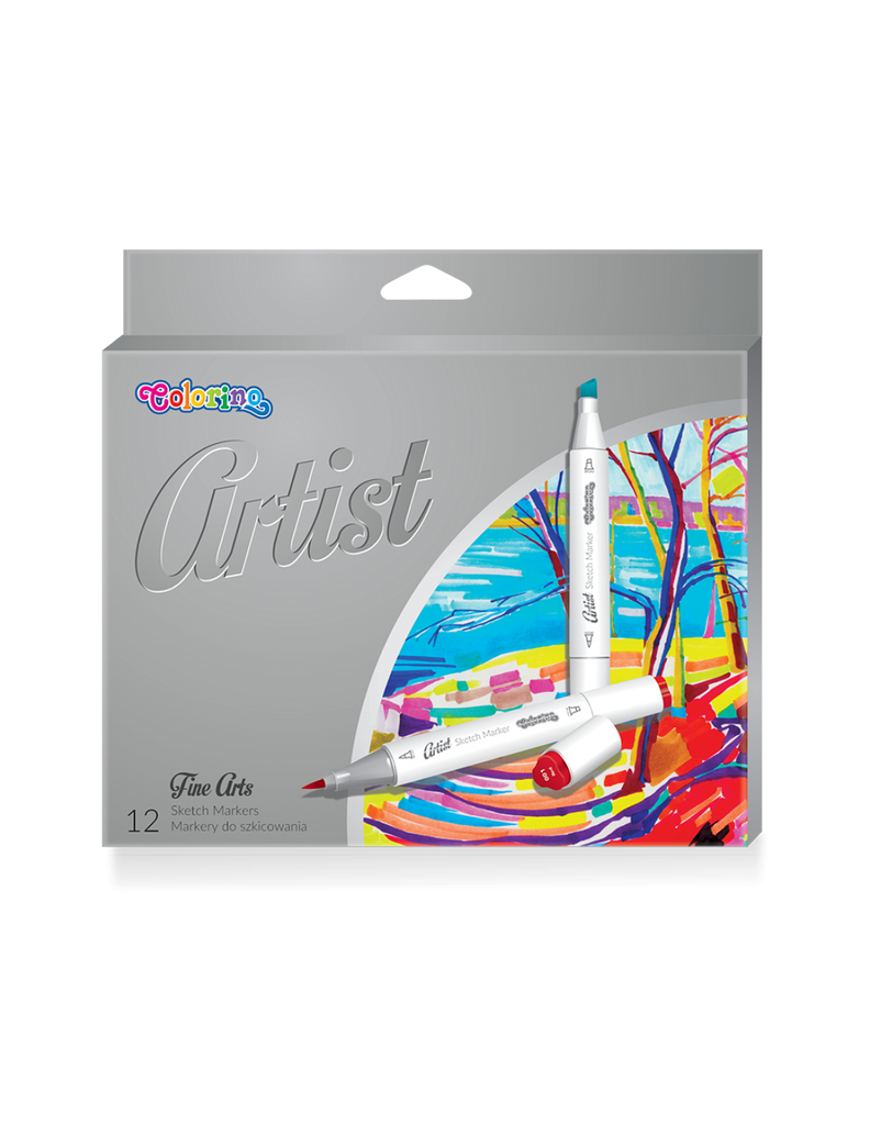 ROTULADORES ARTIST SKETCH MARKERS COLORINO 12U 92470PTR