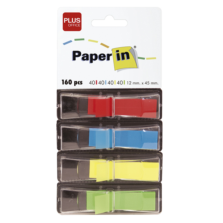 BANDERITAS PAPER-IN 12X45 4COL 160UD