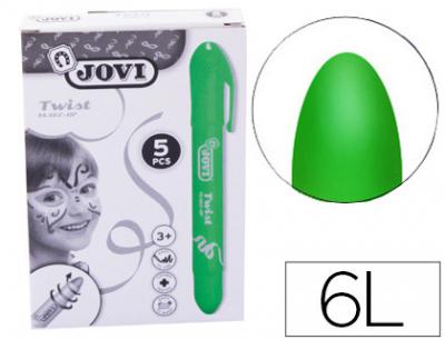 BARRA MAQUILLAJE JOVI TWIST FACE 5UD VERDE 19111