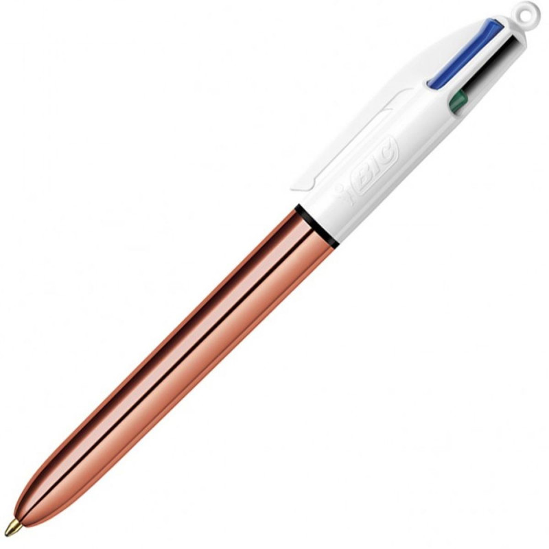BOLIGRAFO BIC 4 COLORES ROSE GOLD 20UD