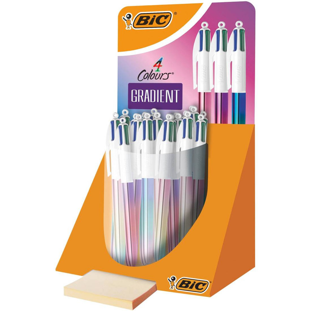 BOLIGRAFO BIC EXP.4 COL.GRADIENT 30UD