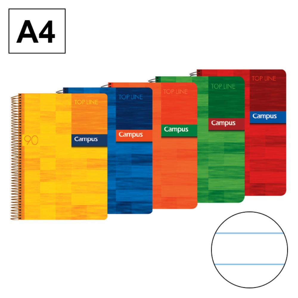 BLOC A4 80H T.PP. 90G HRZ TOP