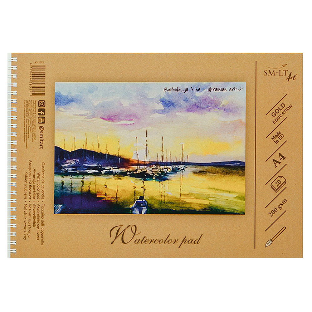 BLOC DIBUJO A4 10H 200G GOLD E