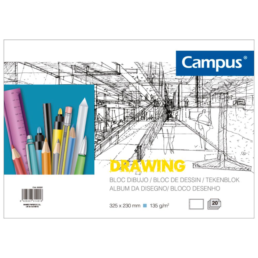 BLOC DIBUJO LUXE C/REC ENCOLAD
