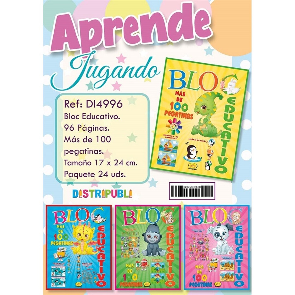 BLOC EDUCATIVO 96PAG.4996