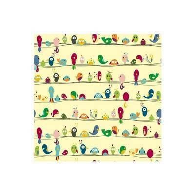 BOBINA 62CM INFANTIL PAJARITOS