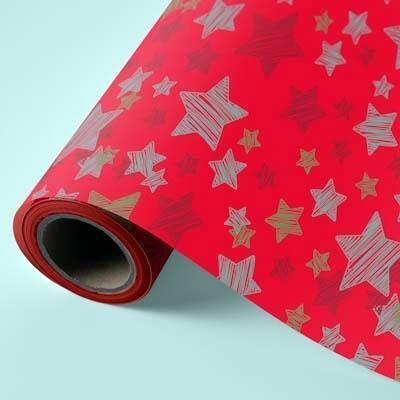BOBINA 62 REGALO ROJO ESTRELLAS