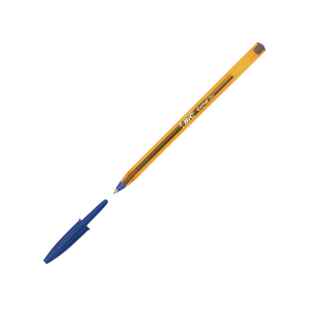 BOLÍGRAFO TINTA ACEITE BIC CRISTAL FINE AZUL