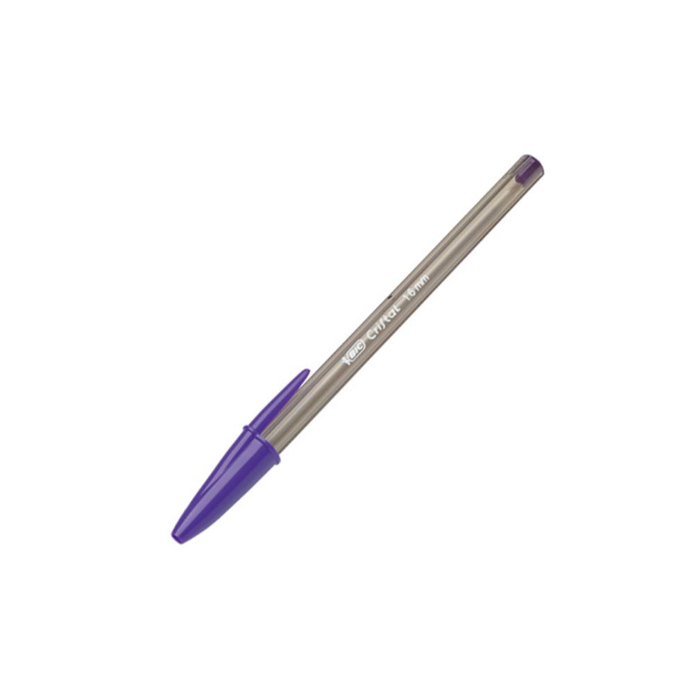 BOLÍGRAFO TINTA ACEITE BIC CRISTAL FUN LILA