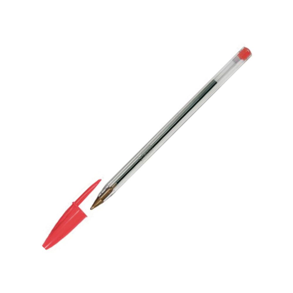 BOLÍGRAFO TINTA ACEITE BIC CRISTAL ORIGINAL ROJO