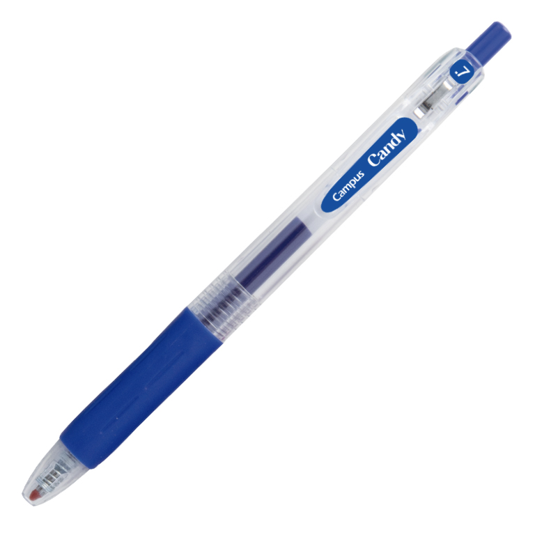 BOLÍGRAFO TINTA GEL CAMPUS CANDY AZUL