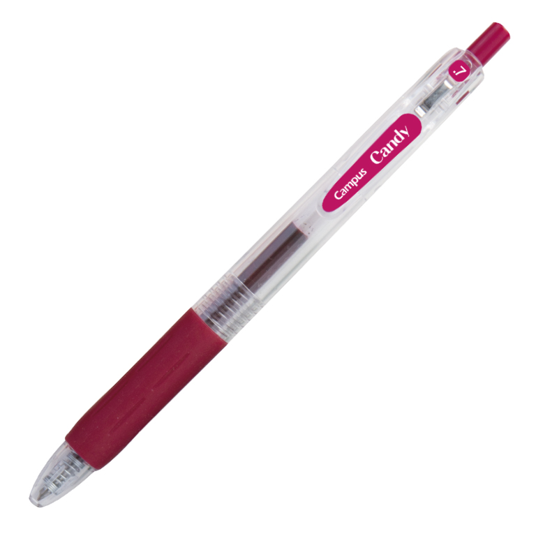 BOLÍGRAFO TINTA GEL CAMPUS CANDY GRANATE
