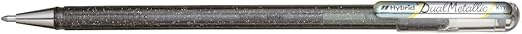 BOLIGRAFO PENTEL HYBRID DUAL PLATA