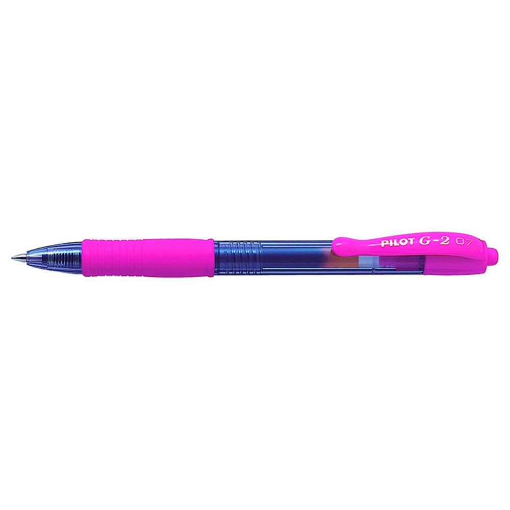 BOLIGRAFO TINTA GEL PILOT G-2 ROSA PASTEL