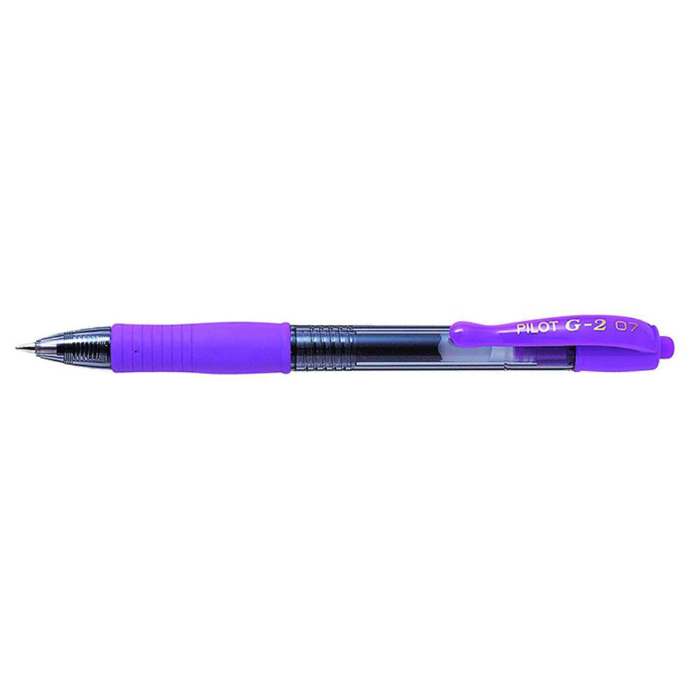 BOLIGRAFO TINTA GEL PILOT G-2 VIOLETA PASTEL
