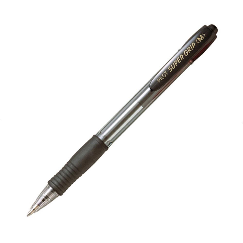 BOLIGRAFO TINTA ACEITE PILOT SUPER GRIP NEGRO