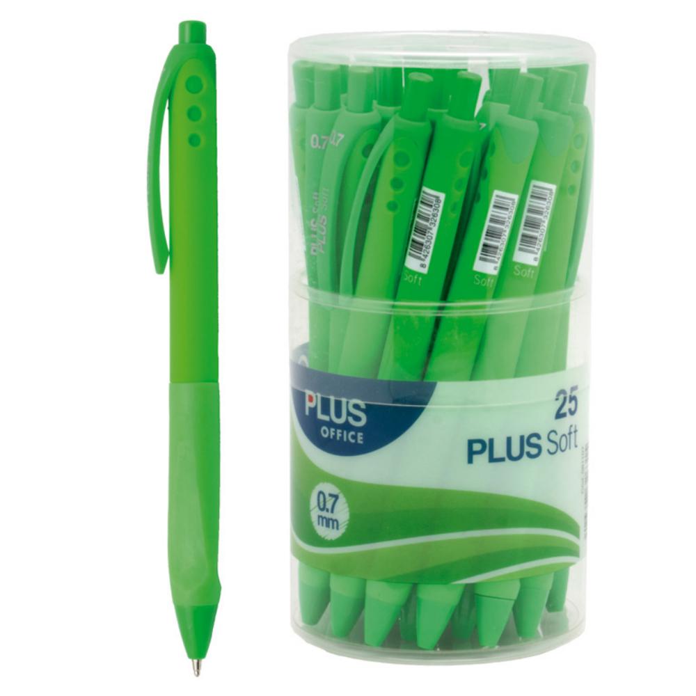 BOLIGRAFO PLUS SOFT 2 VERDE