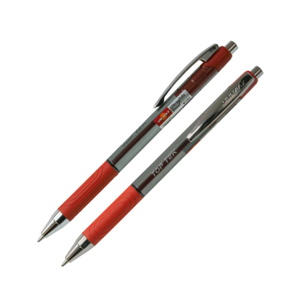 BOLIGRAFO UNIMAX TOPTEK ROJO