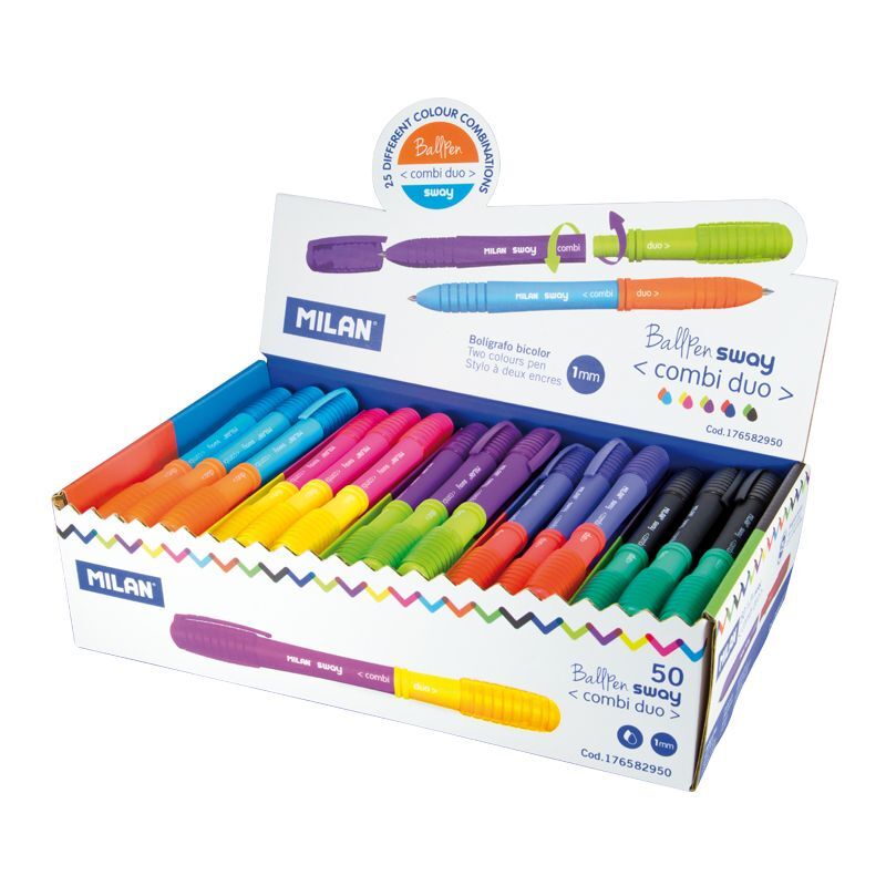 BOLIGRAFO SWAY COMBI DUO SURTIDO 50UD