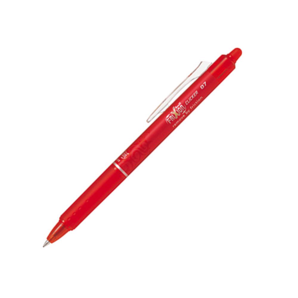 BOLIGRAFO TINTA GEL PILOT FRIXION CLICKER ROJO