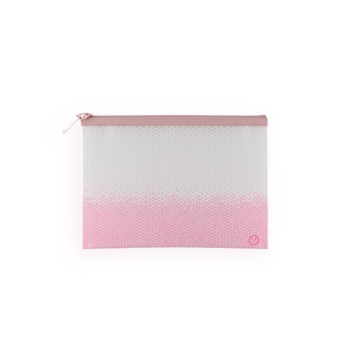 BOLSA CREMALLER.SENSE A5 ROSA