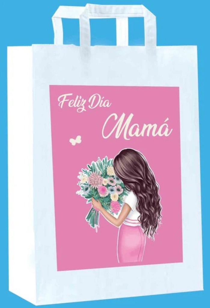 BOLSA MEDIANA BLANCA MAMA