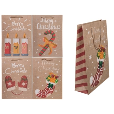 BOLSA PAPEL REGALO CHRISTMAS WARMS