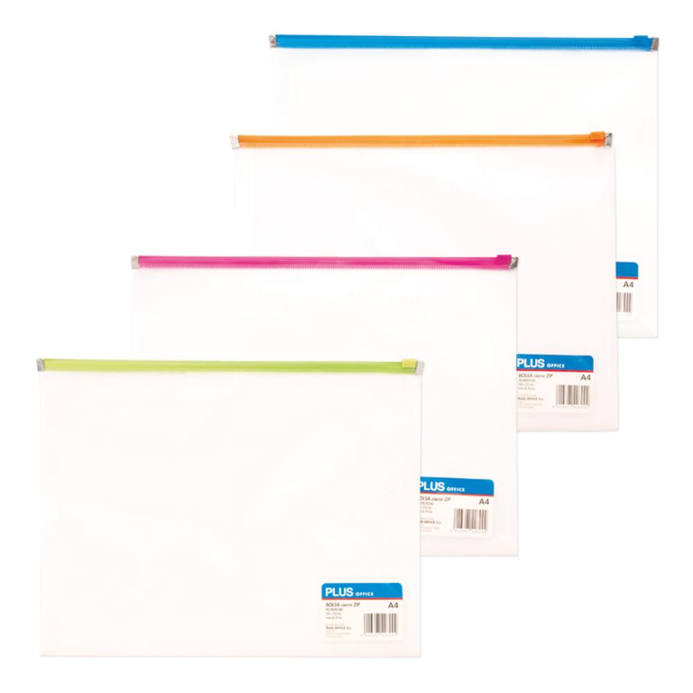 BOLSA PP CIERRE ZIP L/3CM A4