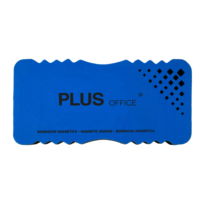 BORRADOR PLUS OFFICE PIZARRA BLANCA MAGNETICO AZUL 147X70 MM
