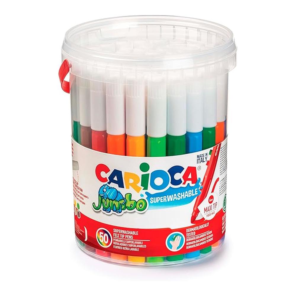 BOTE 50 ROTULADORES CARIOCA JUMBO