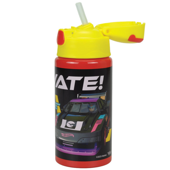 BOTELLA ALUMINIO FLIP HOT WHEELS