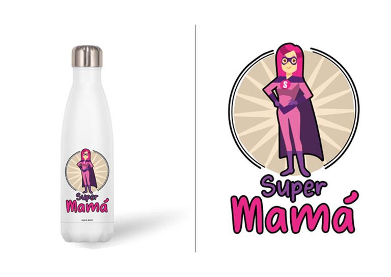 BOTELLA SUPER MAMA YM-008