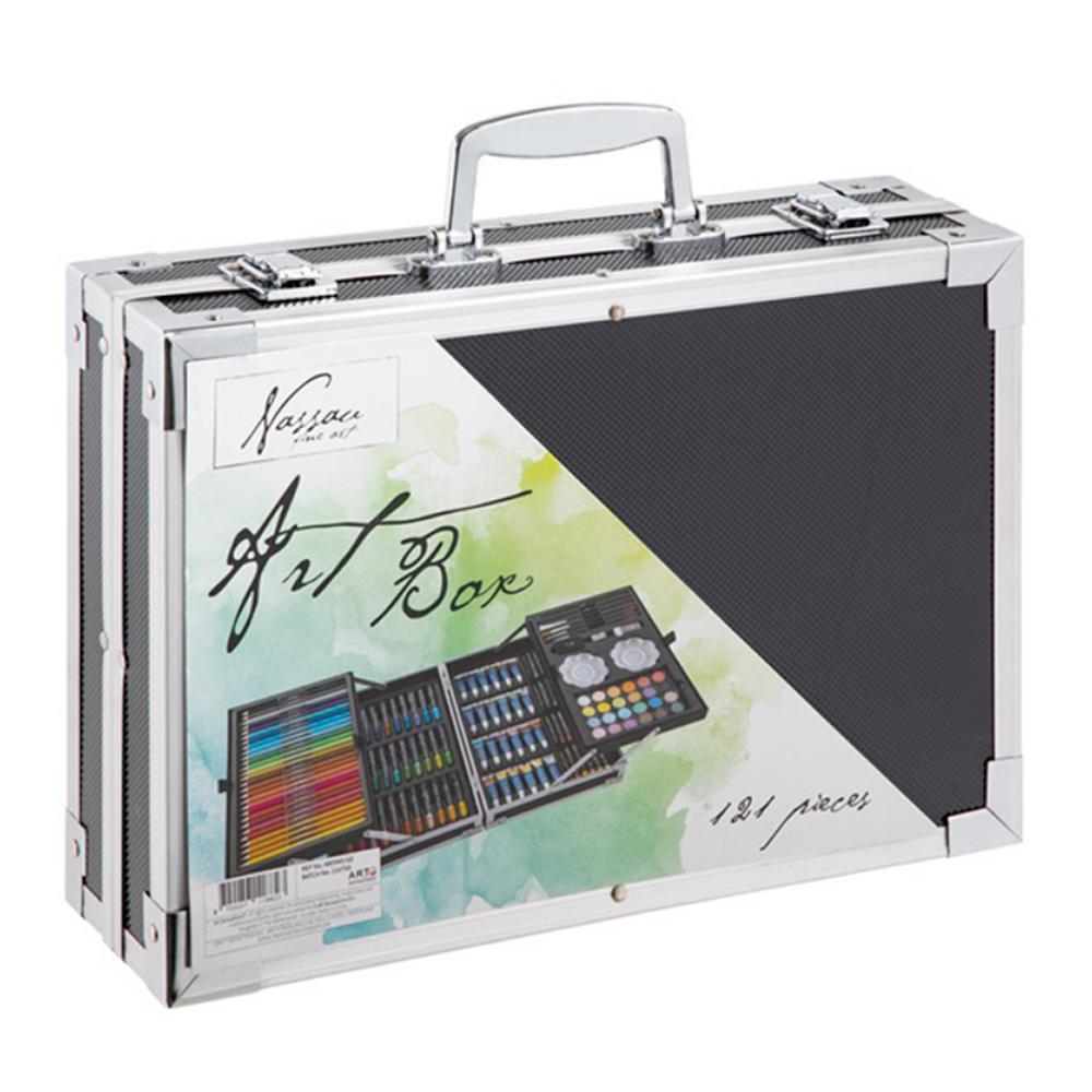 CAJA ACRILICOS 6 COL.BAS.120ML