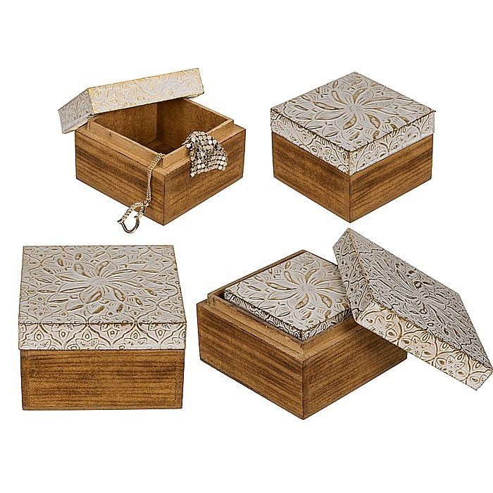 CAJITA MADERA NATURAL SET DE 2