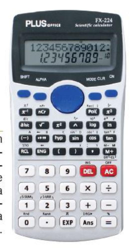 CALCULADORA PLUS CIENTIFICA FX-224