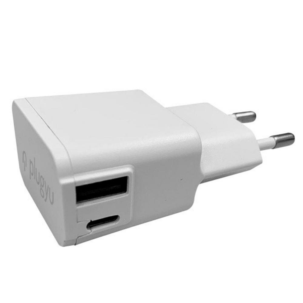 CARGADOR PARED PLUGY USB+USB-C