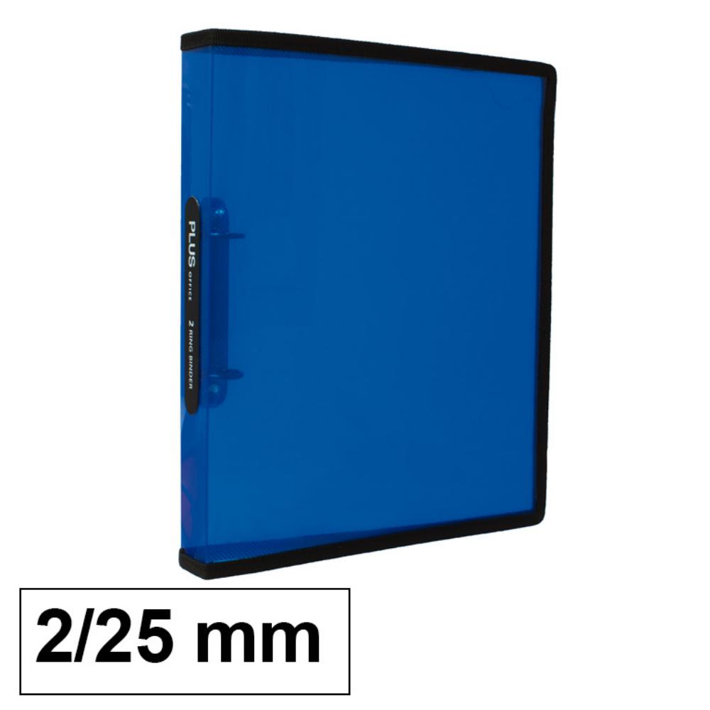 CARPETA A4 2A 25mm PLUS AZUL
