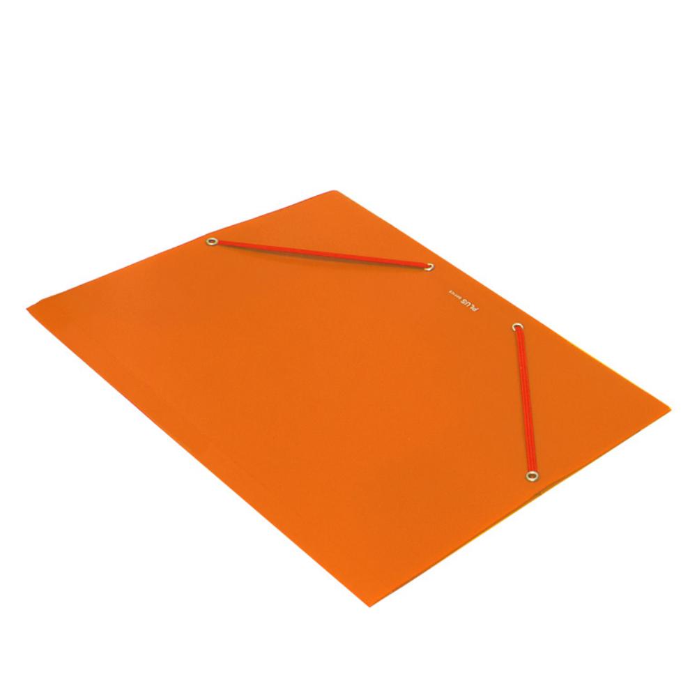 CARPETA A4 PP SOFT GOMA SOLAPA NARANJA