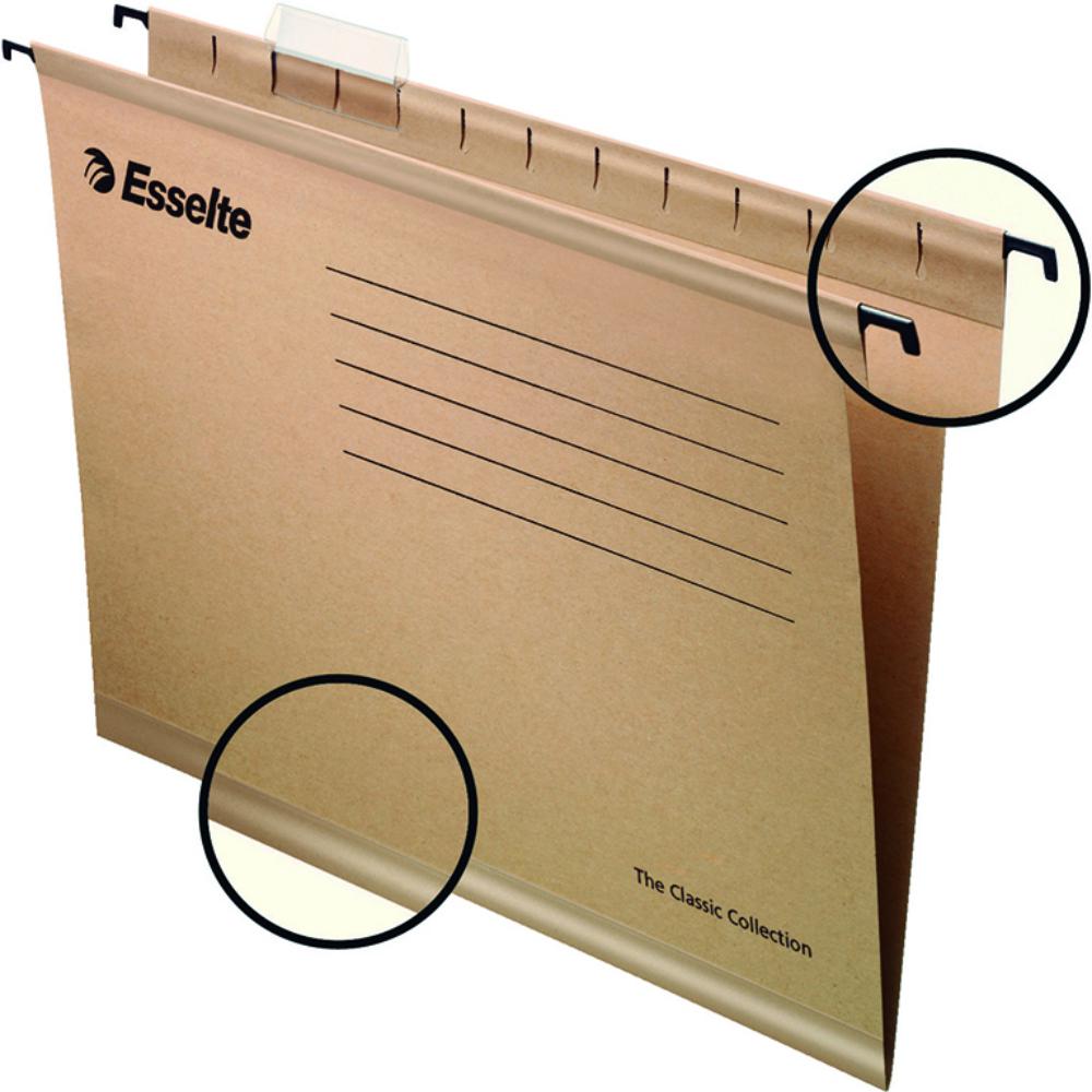 CARPETA COLGANTE ESSELTE Fº KRAFT 50UD