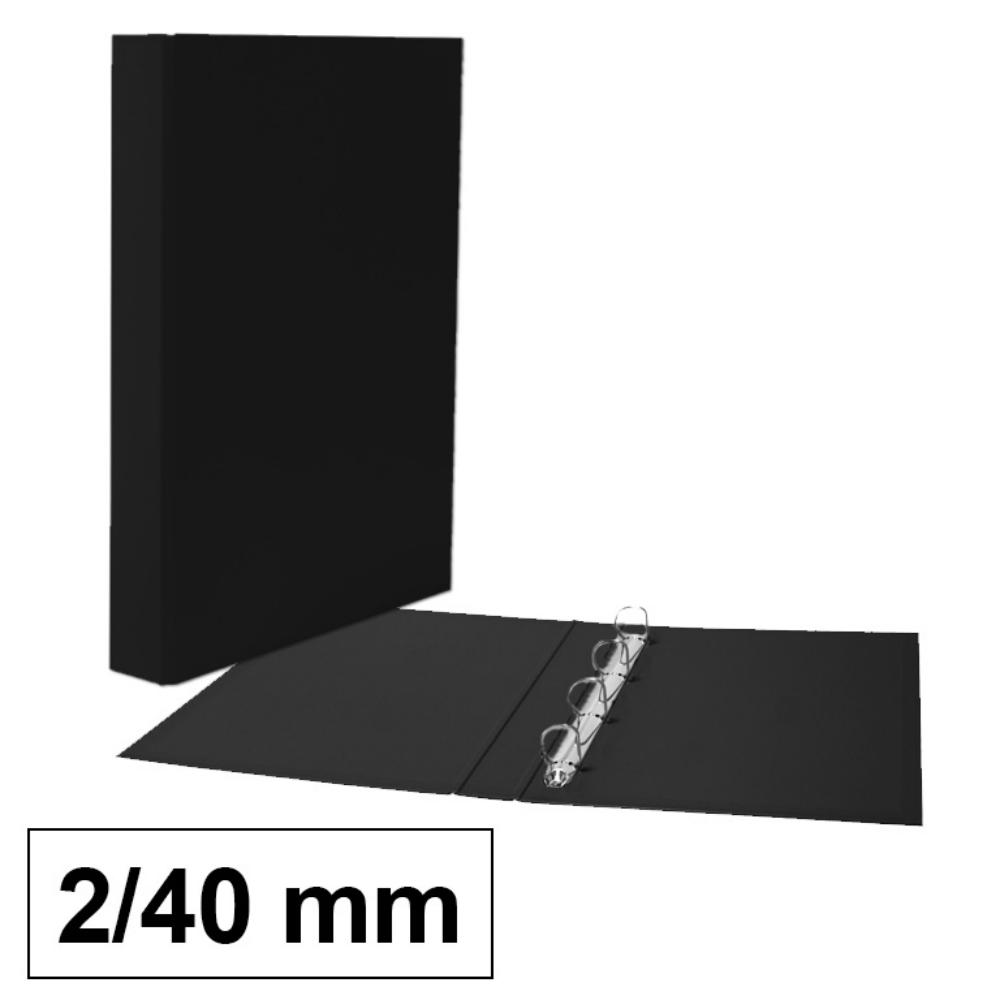 CARPETA F 2A/40 CARTON NEGRO